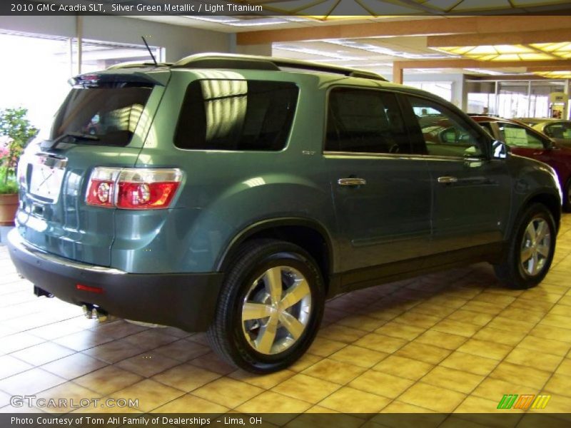 Silver Green Metallic / Light Titanium 2010 GMC Acadia SLT