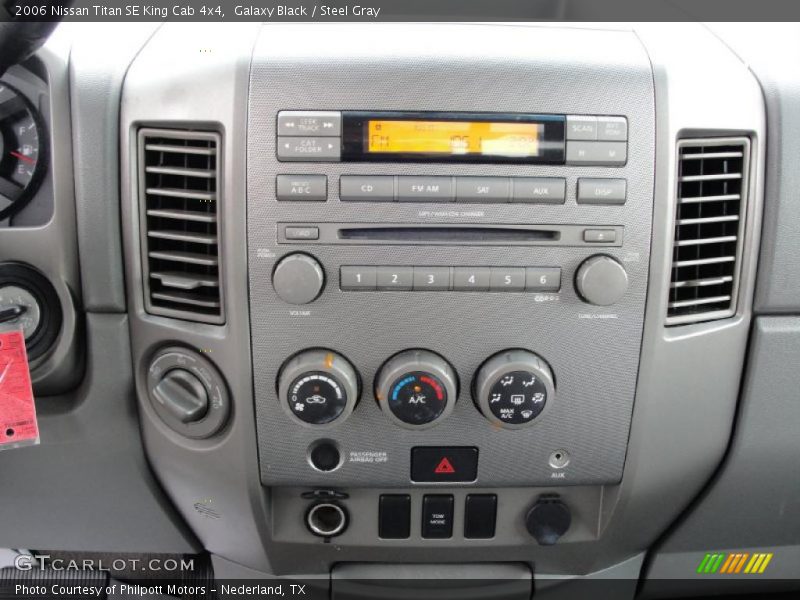 Galaxy Black / Steel Gray 2006 Nissan Titan SE King Cab 4x4