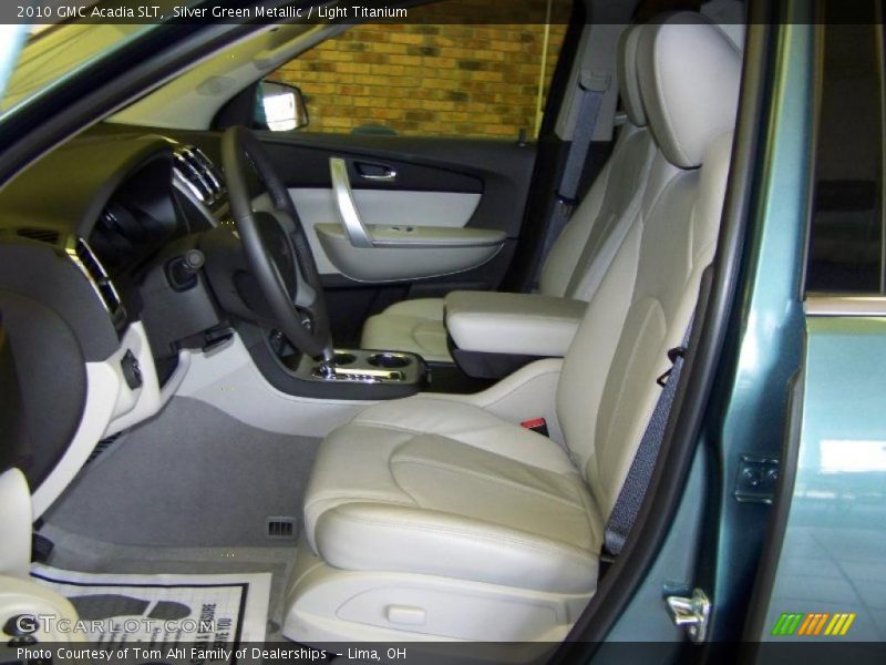Silver Green Metallic / Light Titanium 2010 GMC Acadia SLT