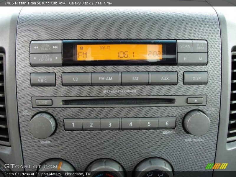 Galaxy Black / Steel Gray 2006 Nissan Titan SE King Cab 4x4