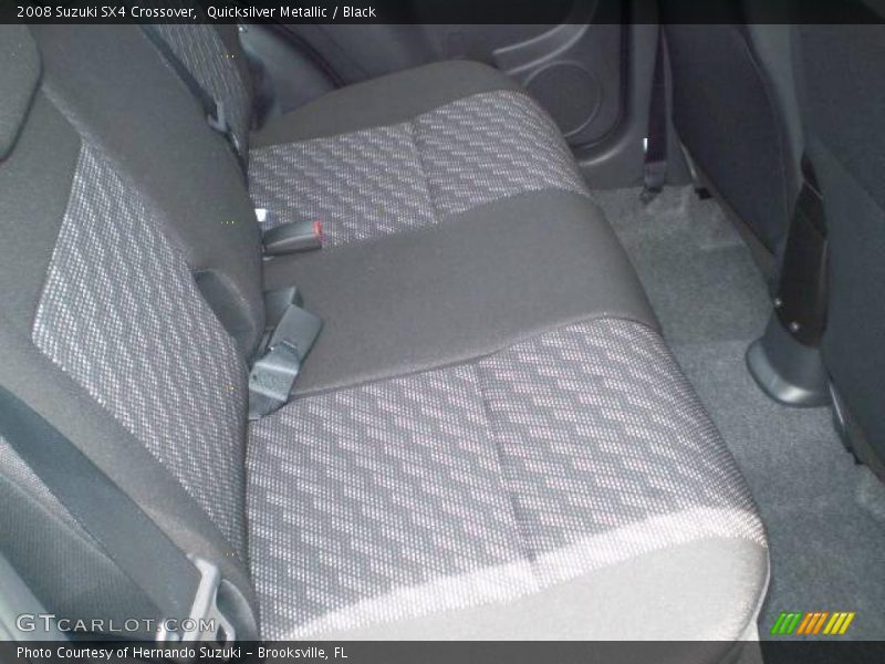 Quicksilver Metallic / Black 2008 Suzuki SX4 Crossover