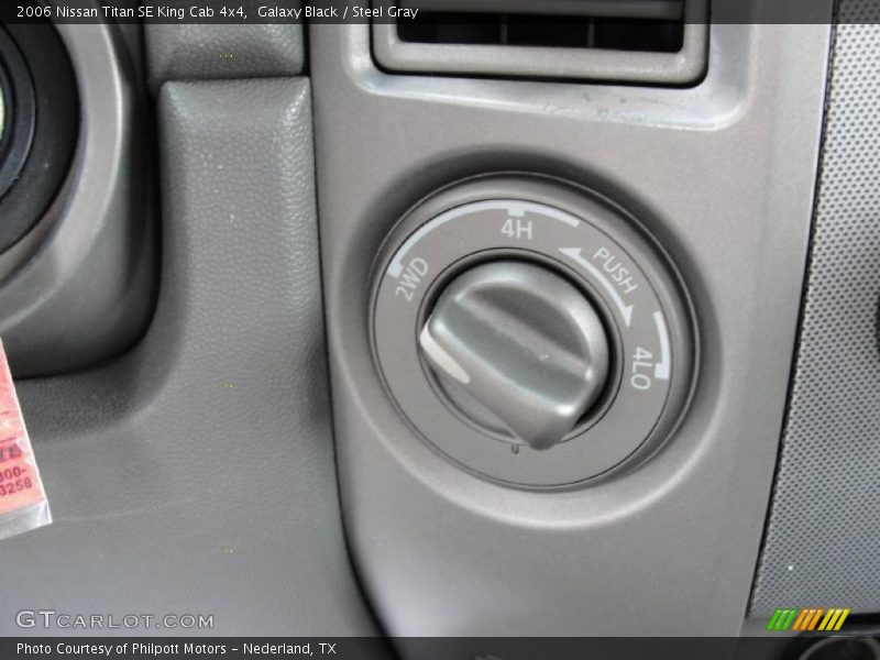 Galaxy Black / Steel Gray 2006 Nissan Titan SE King Cab 4x4