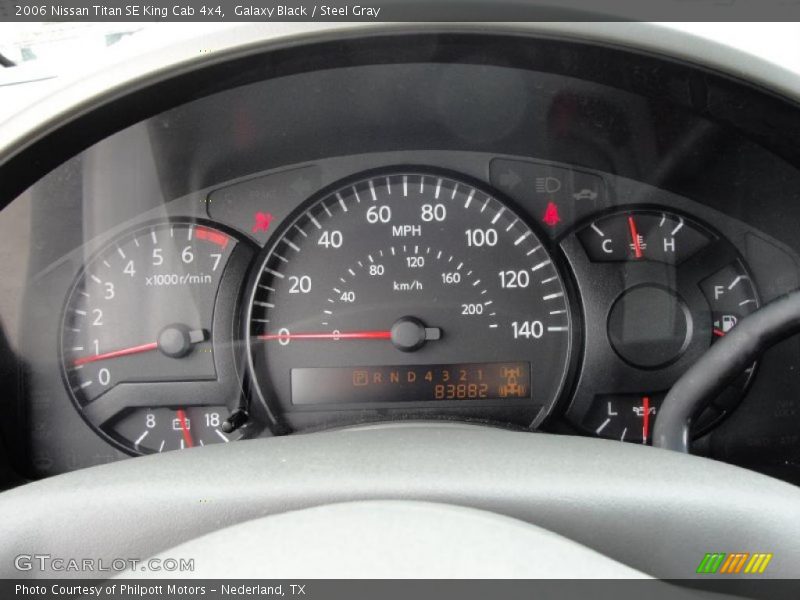 Galaxy Black / Steel Gray 2006 Nissan Titan SE King Cab 4x4