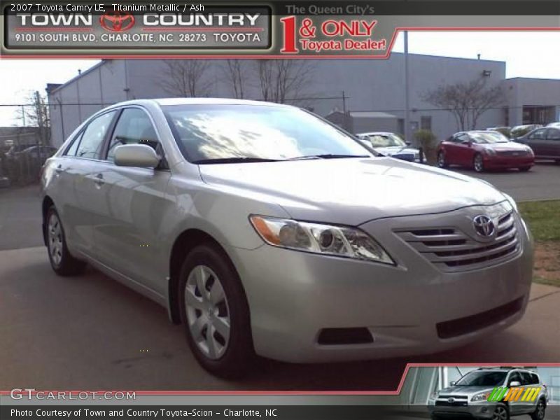 Titanium Metallic / Ash 2007 Toyota Camry LE