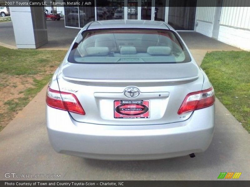 Titanium Metallic / Ash 2007 Toyota Camry LE