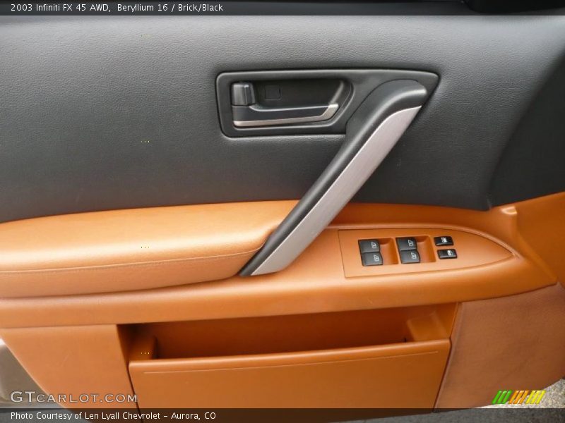 Beryllium 16 / Brick/Black 2003 Infiniti FX 45 AWD