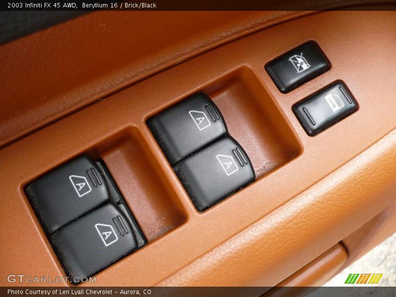 Beryllium 16 / Brick/Black 2003 Infiniti FX 45 AWD