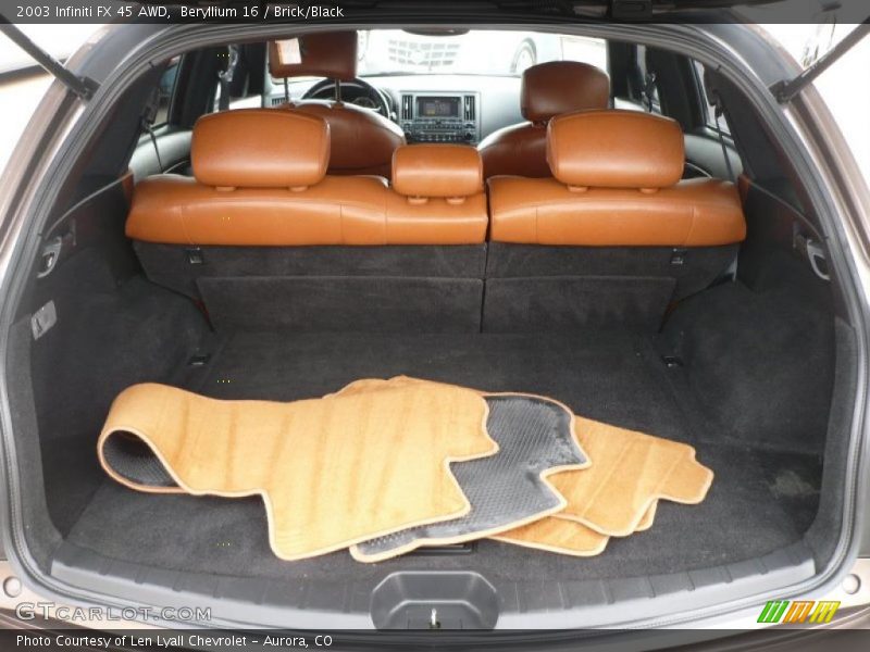 Beryllium 16 / Brick/Black 2003 Infiniti FX 45 AWD