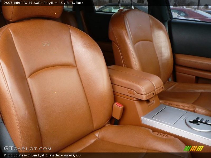 Beryllium 16 / Brick/Black 2003 Infiniti FX 45 AWD