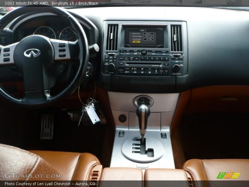 Beryllium 16 / Brick/Black 2003 Infiniti FX 45 AWD