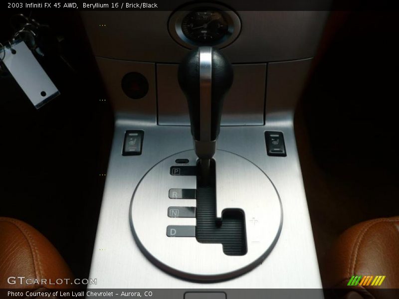 Beryllium 16 / Brick/Black 2003 Infiniti FX 45 AWD
