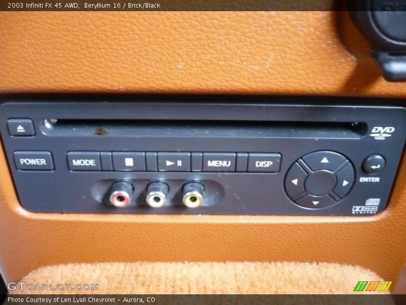 Beryllium 16 / Brick/Black 2003 Infiniti FX 45 AWD