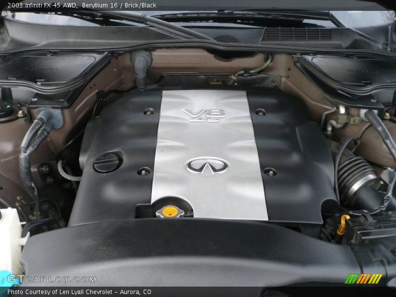 Beryllium 16 / Brick/Black 2003 Infiniti FX 45 AWD
