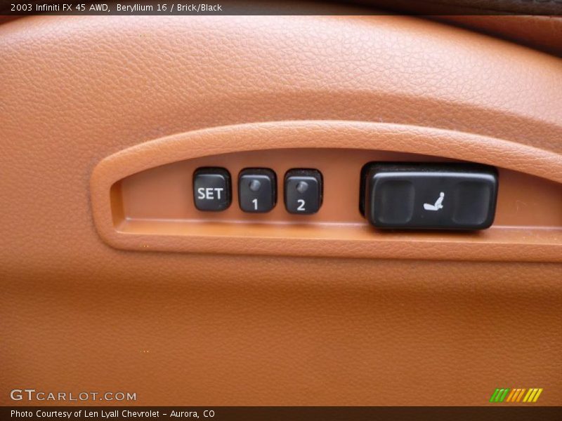 Beryllium 16 / Brick/Black 2003 Infiniti FX 45 AWD