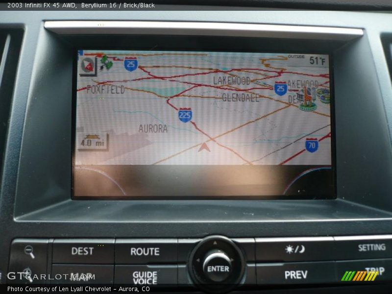 Beryllium 16 / Brick/Black 2003 Infiniti FX 45 AWD