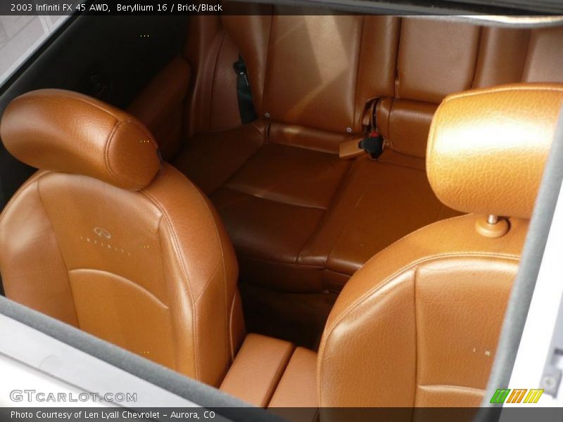 Beryllium 16 / Brick/Black 2003 Infiniti FX 45 AWD