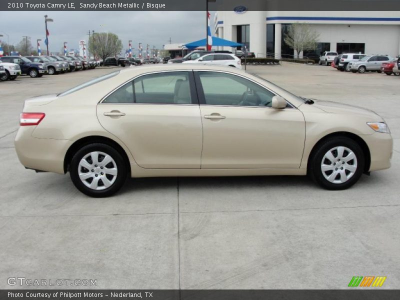 Sandy Beach Metallic / Bisque 2010 Toyota Camry LE