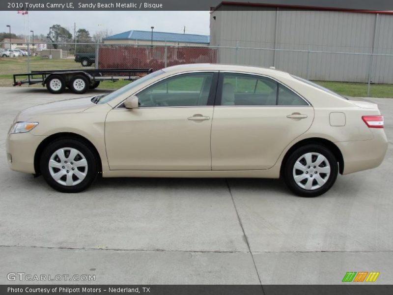 Sandy Beach Metallic / Bisque 2010 Toyota Camry LE