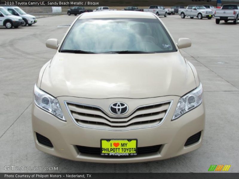 Sandy Beach Metallic / Bisque 2010 Toyota Camry LE