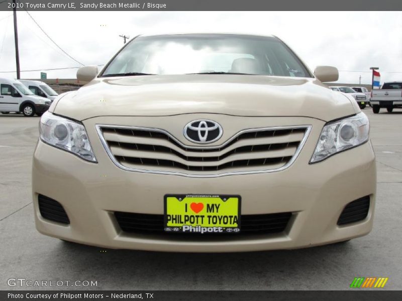 Sandy Beach Metallic / Bisque 2010 Toyota Camry LE