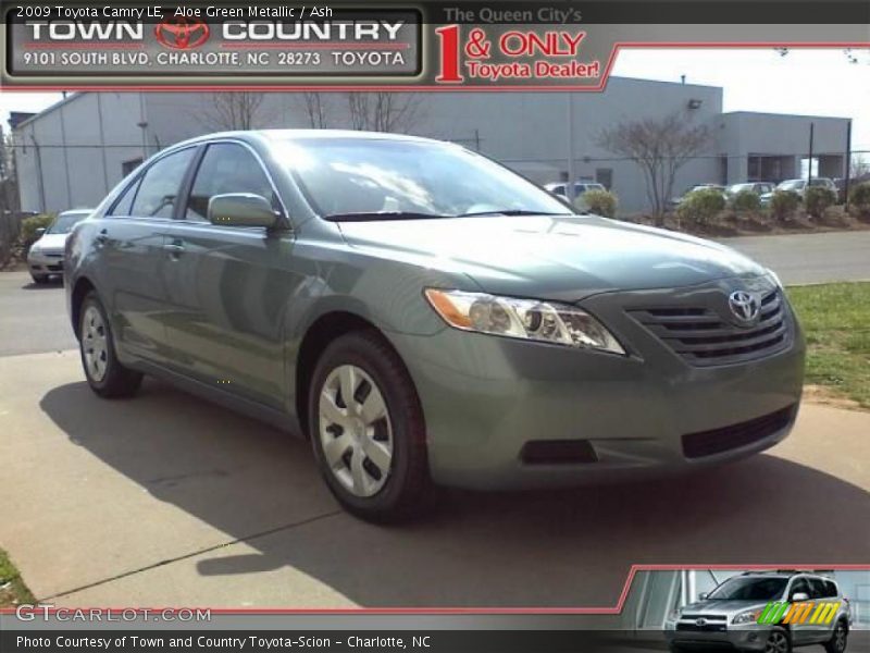 Aloe Green Metallic / Ash 2009 Toyota Camry LE