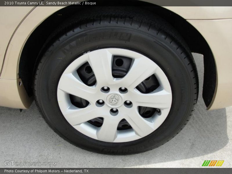 Sandy Beach Metallic / Bisque 2010 Toyota Camry LE