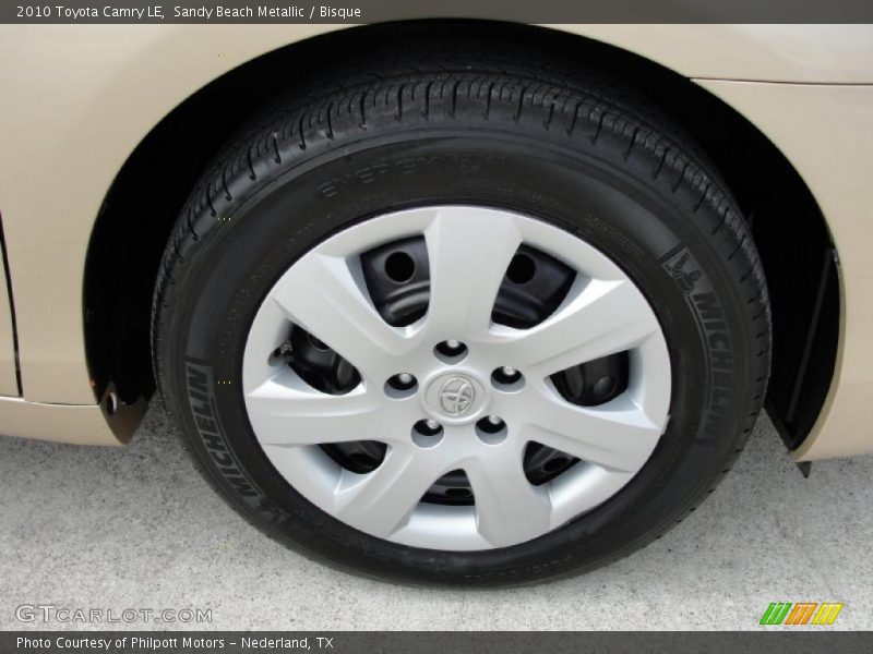 Sandy Beach Metallic / Bisque 2010 Toyota Camry LE