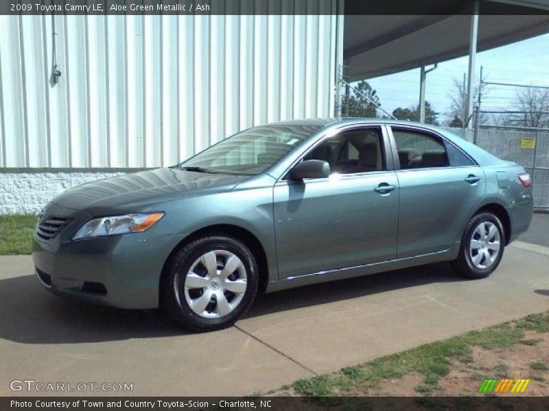 Aloe Green Metallic / Ash 2009 Toyota Camry LE
