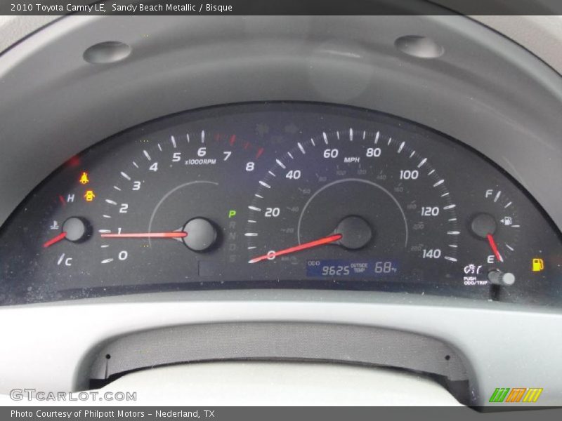 Sandy Beach Metallic / Bisque 2010 Toyota Camry LE