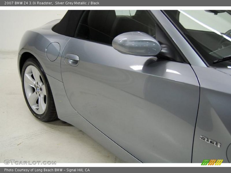 Silver Grey Metallic / Black 2007 BMW Z4 3.0i Roadster