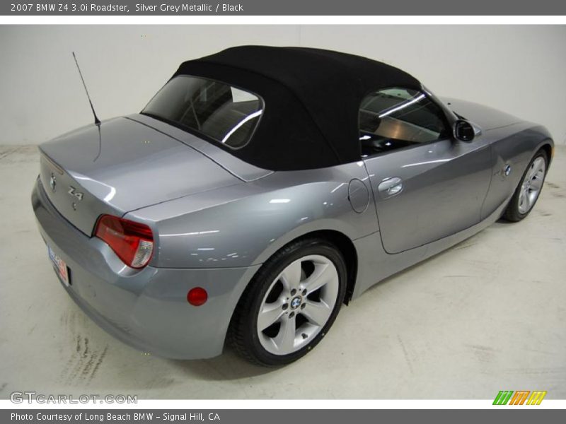 Silver Grey Metallic / Black 2007 BMW Z4 3.0i Roadster