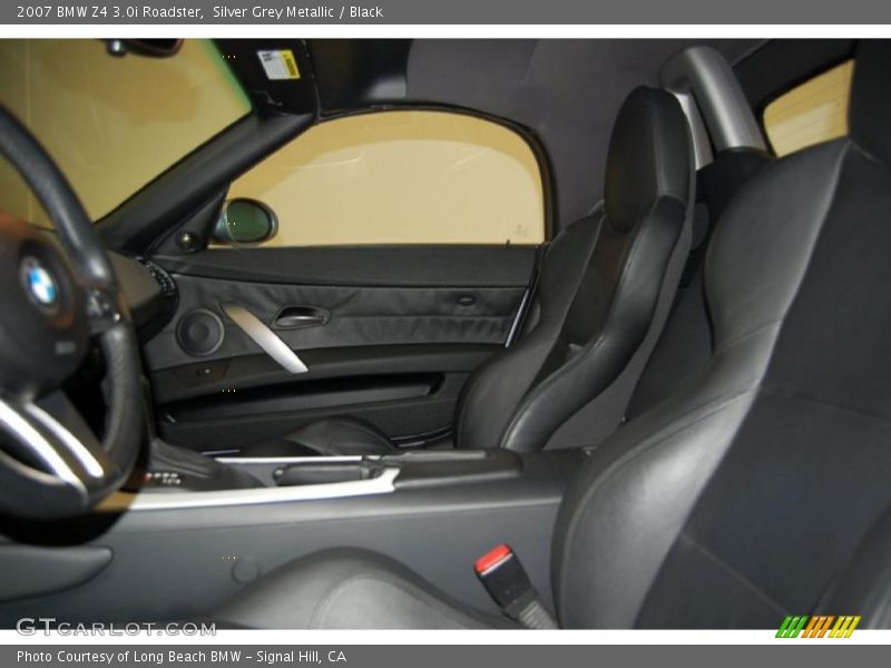 Silver Grey Metallic / Black 2007 BMW Z4 3.0i Roadster