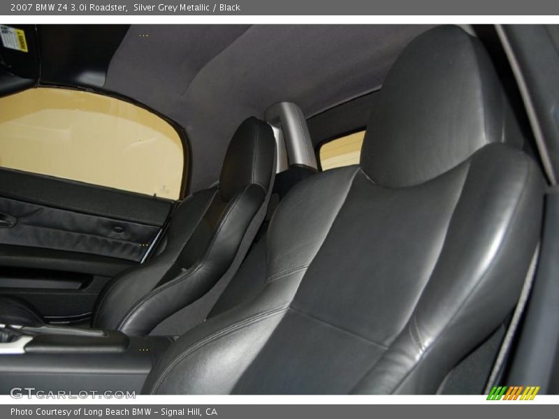 Silver Grey Metallic / Black 2007 BMW Z4 3.0i Roadster