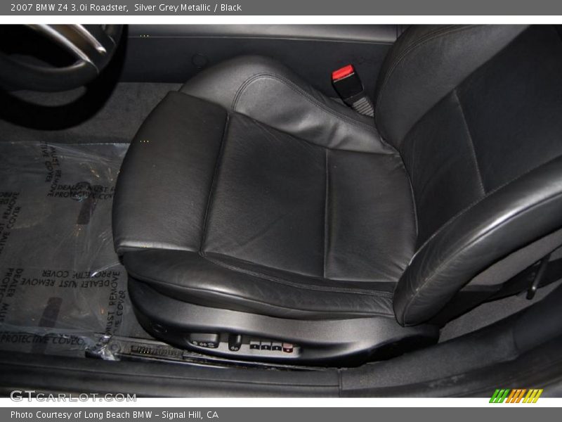Silver Grey Metallic / Black 2007 BMW Z4 3.0i Roadster