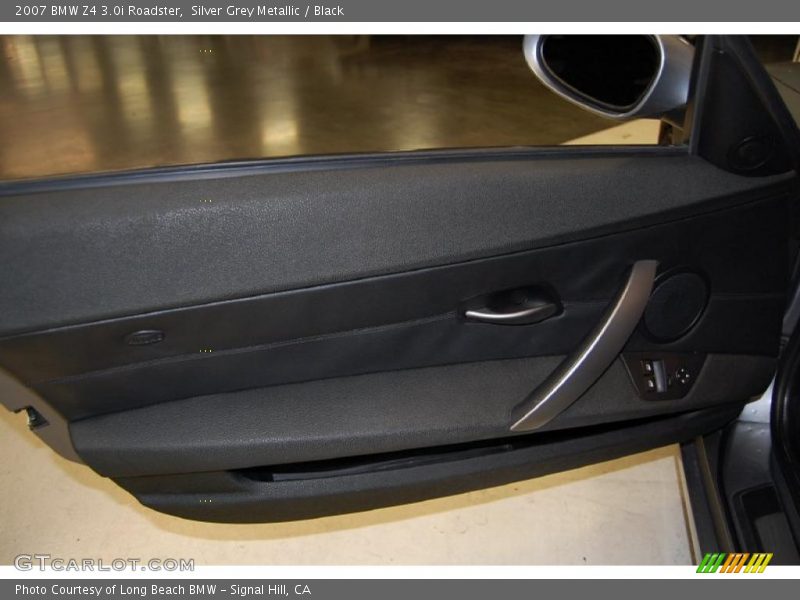 Silver Grey Metallic / Black 2007 BMW Z4 3.0i Roadster