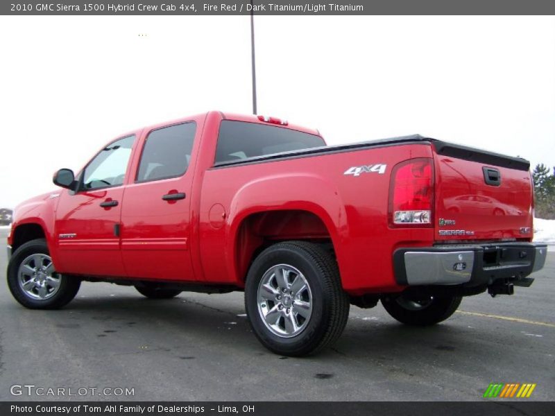 Fire Red / Dark Titanium/Light Titanium 2010 GMC Sierra 1500 Hybrid Crew Cab 4x4