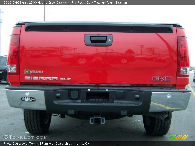Fire Red / Dark Titanium/Light Titanium 2010 GMC Sierra 1500 Hybrid Crew Cab 4x4
