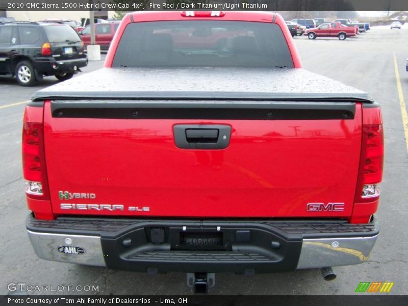 Fire Red / Dark Titanium/Light Titanium 2010 GMC Sierra 1500 Hybrid Crew Cab 4x4