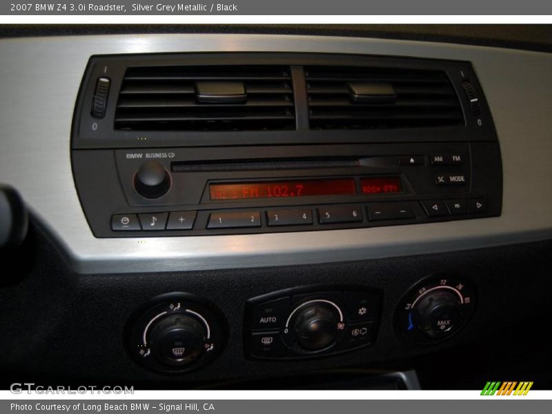 Silver Grey Metallic / Black 2007 BMW Z4 3.0i Roadster