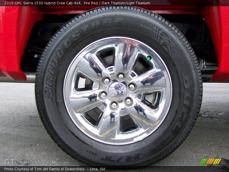 Fire Red / Dark Titanium/Light Titanium 2010 GMC Sierra 1500 Hybrid Crew Cab 4x4