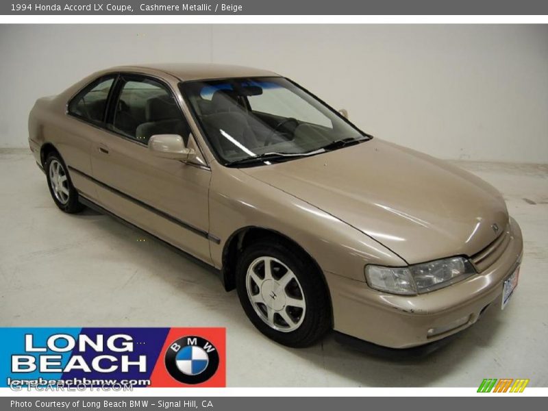 Cashmere Metallic / Beige 1994 Honda Accord LX Coupe