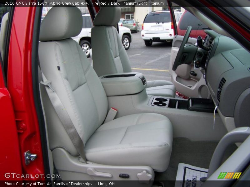 Fire Red / Dark Titanium/Light Titanium 2010 GMC Sierra 1500 Hybrid Crew Cab 4x4