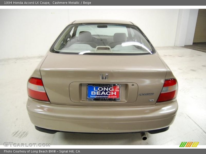 Cashmere Metallic / Beige 1994 Honda Accord LX Coupe