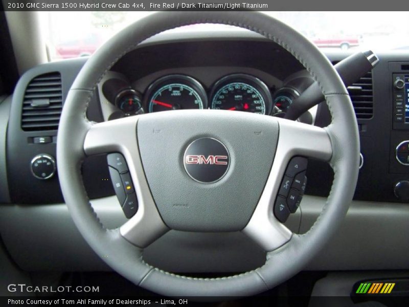 Fire Red / Dark Titanium/Light Titanium 2010 GMC Sierra 1500 Hybrid Crew Cab 4x4
