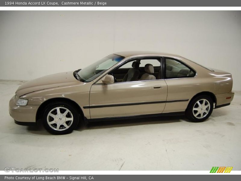 Cashmere Metallic / Beige 1994 Honda Accord LX Coupe