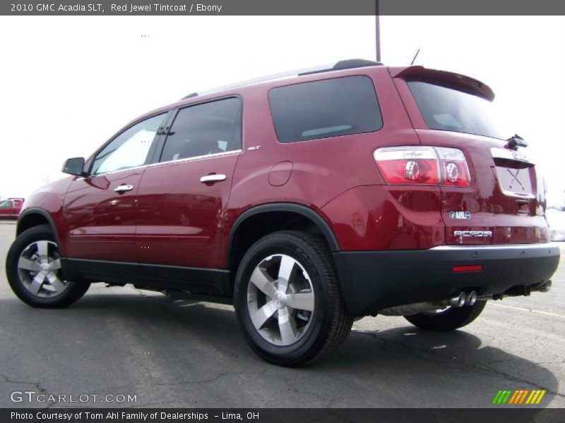 Red Jewel Tintcoat / Ebony 2010 GMC Acadia SLT