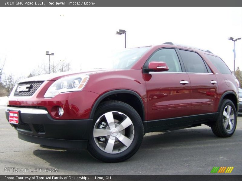 Red Jewel Tintcoat / Ebony 2010 GMC Acadia SLT