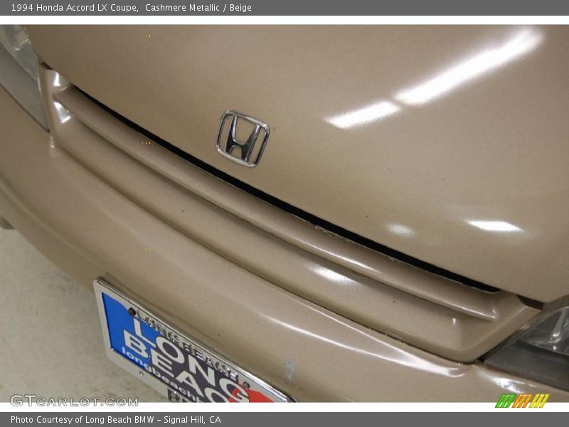 Cashmere Metallic / Beige 1994 Honda Accord LX Coupe