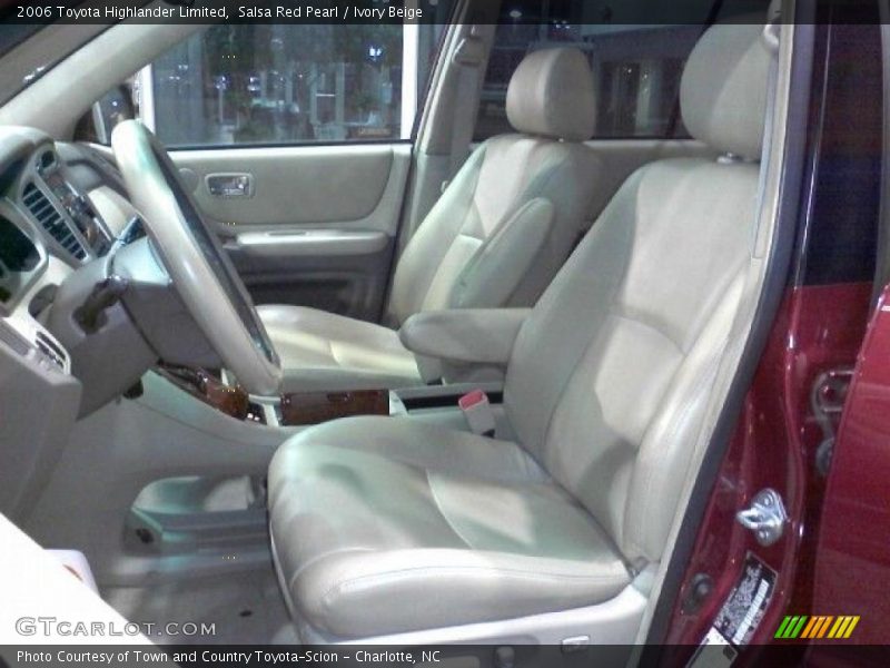 Salsa Red Pearl / Ivory Beige 2006 Toyota Highlander Limited