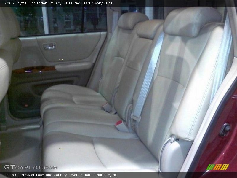 Salsa Red Pearl / Ivory Beige 2006 Toyota Highlander Limited